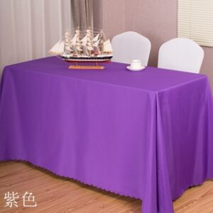 Khăn trải bàn phòng họp màu xanh dương