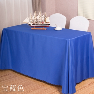 Khăn trải bàn phòng họp màu xanh dương